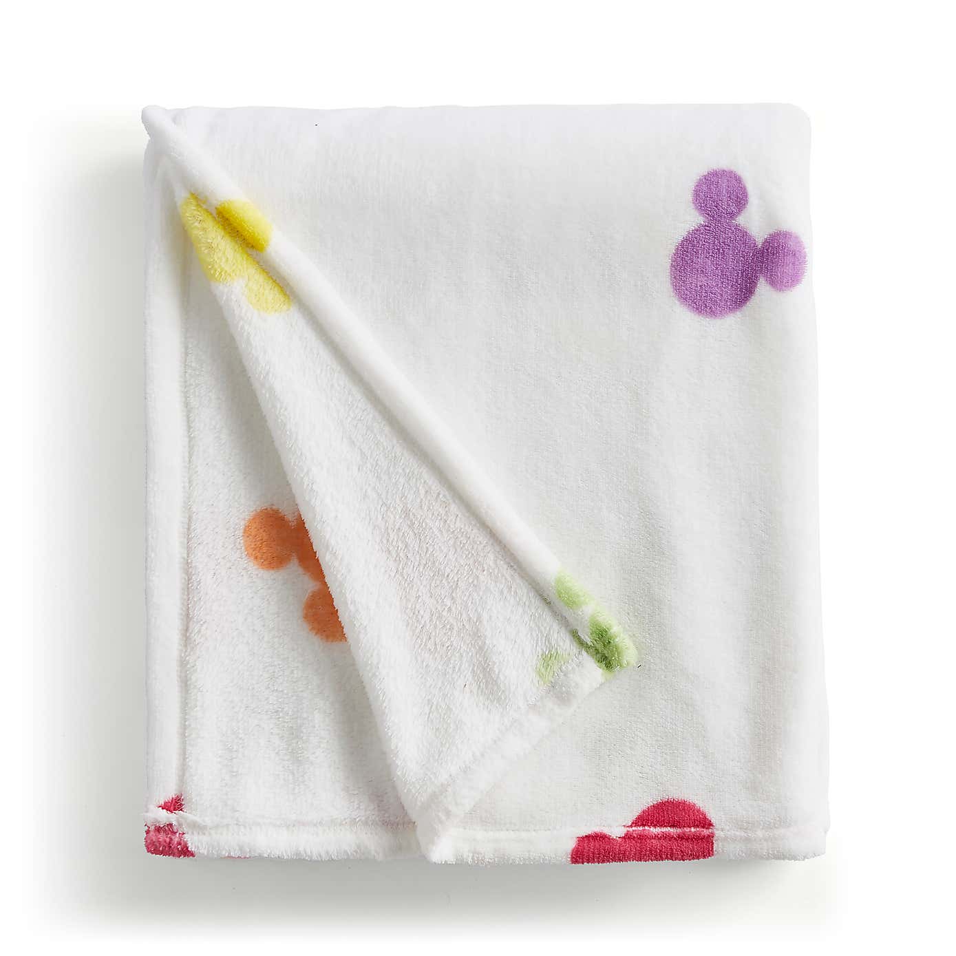 Disney Mickey Mouse Rainbow Fleece Blanket