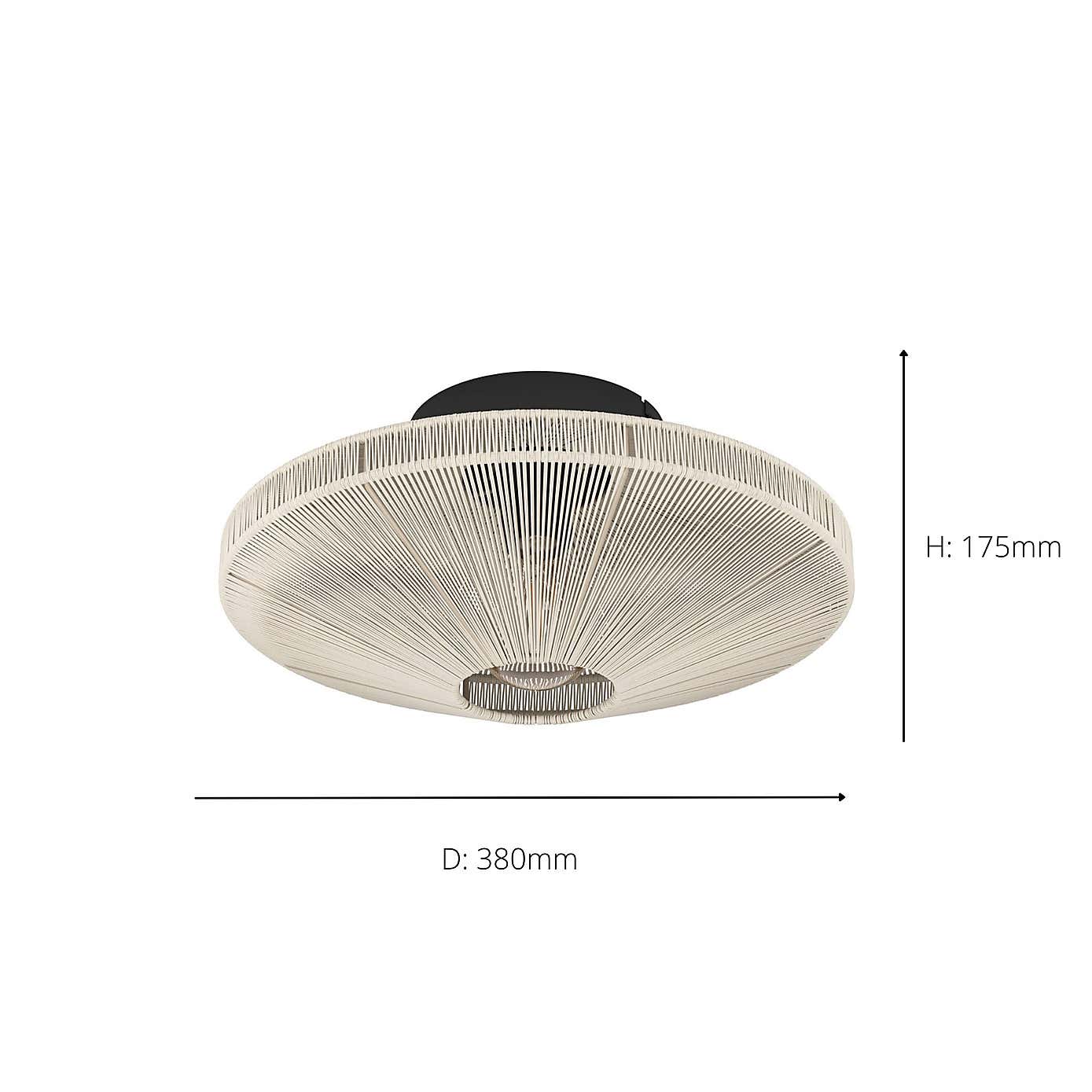 EGLO Midsumer Flush Ceiling Light