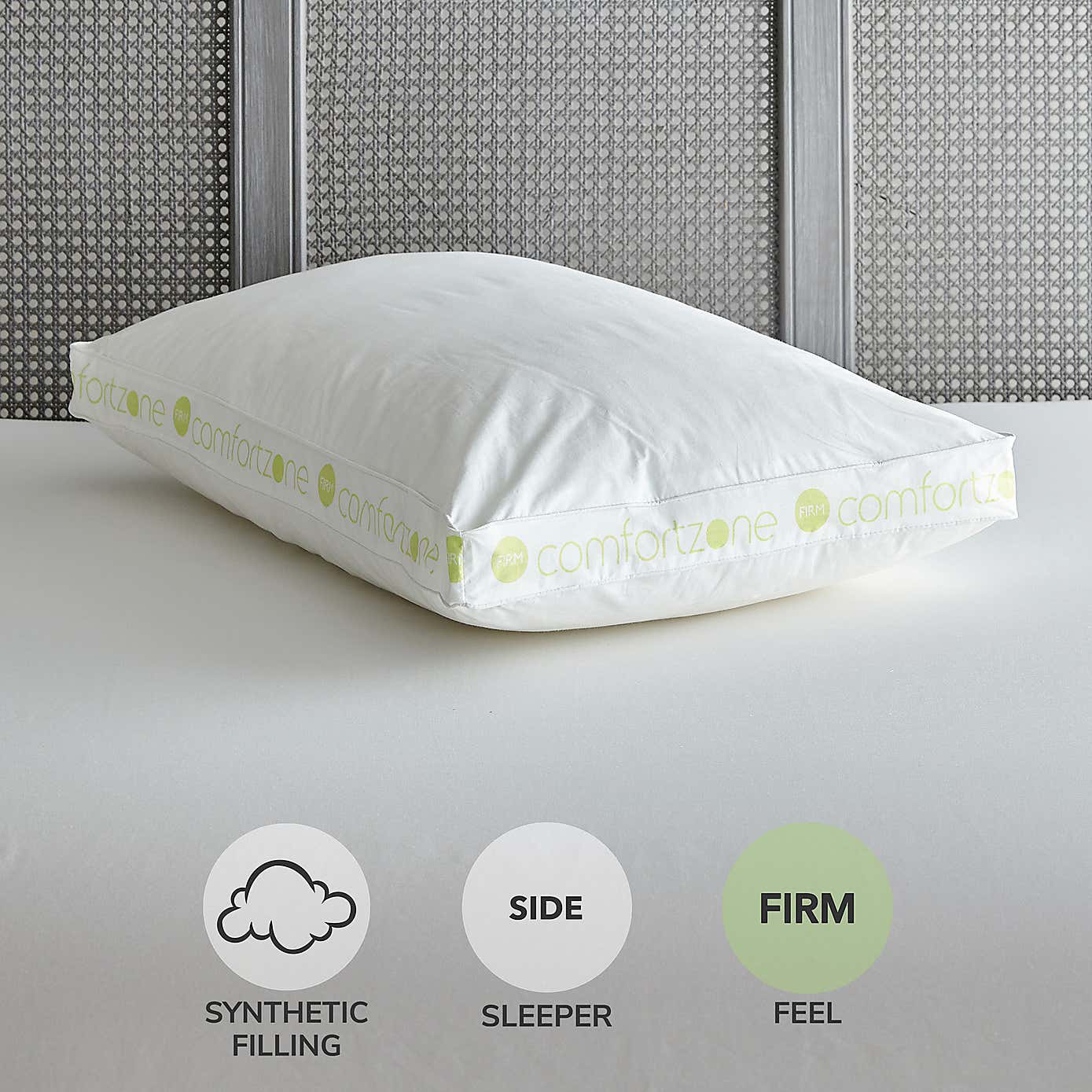 Comfortzone Side Sleeper Box Pillow