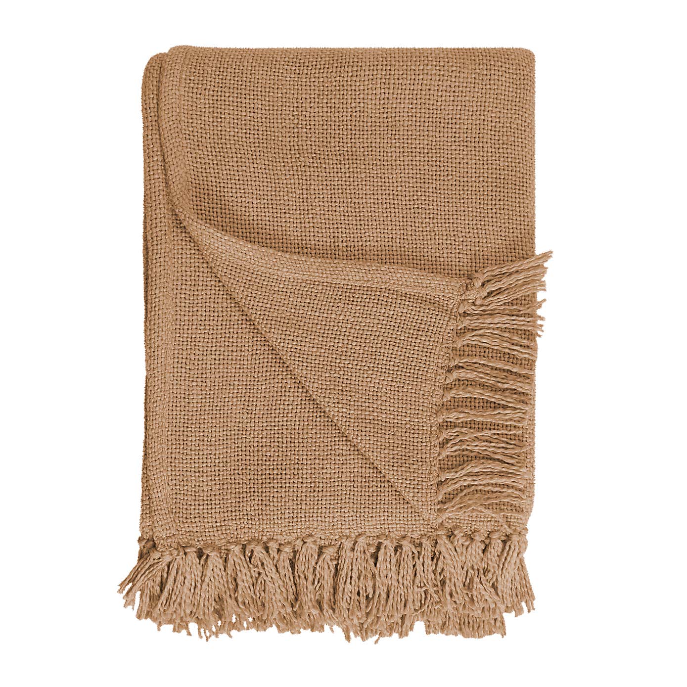 Aris Cotton Weave Black Throw