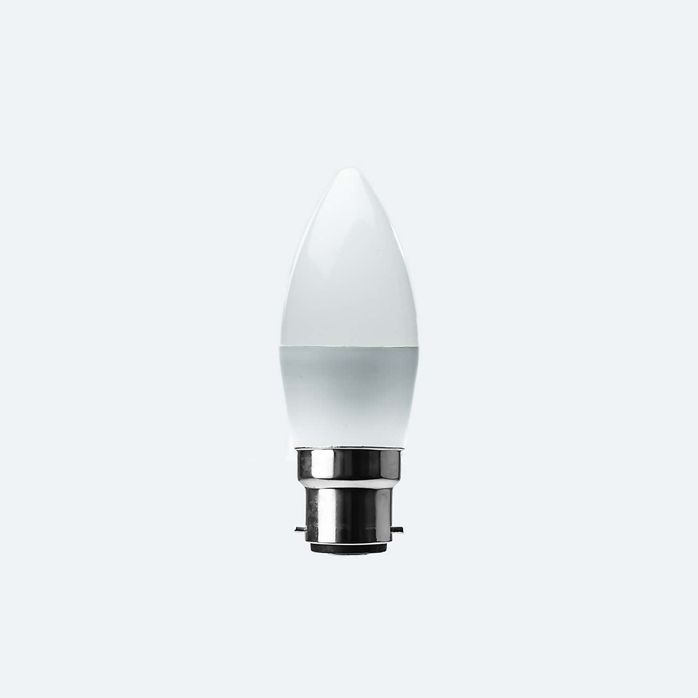 Status 5.5W Pearl BC Candle Bulb 4 Pack