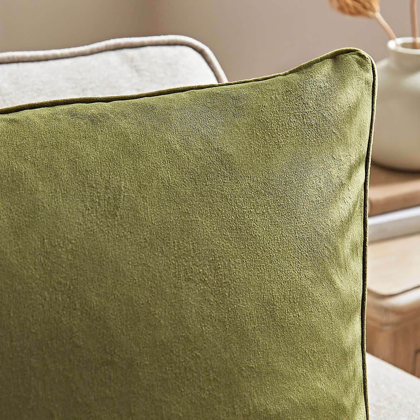 Recycled Velour Square Cushion Cover