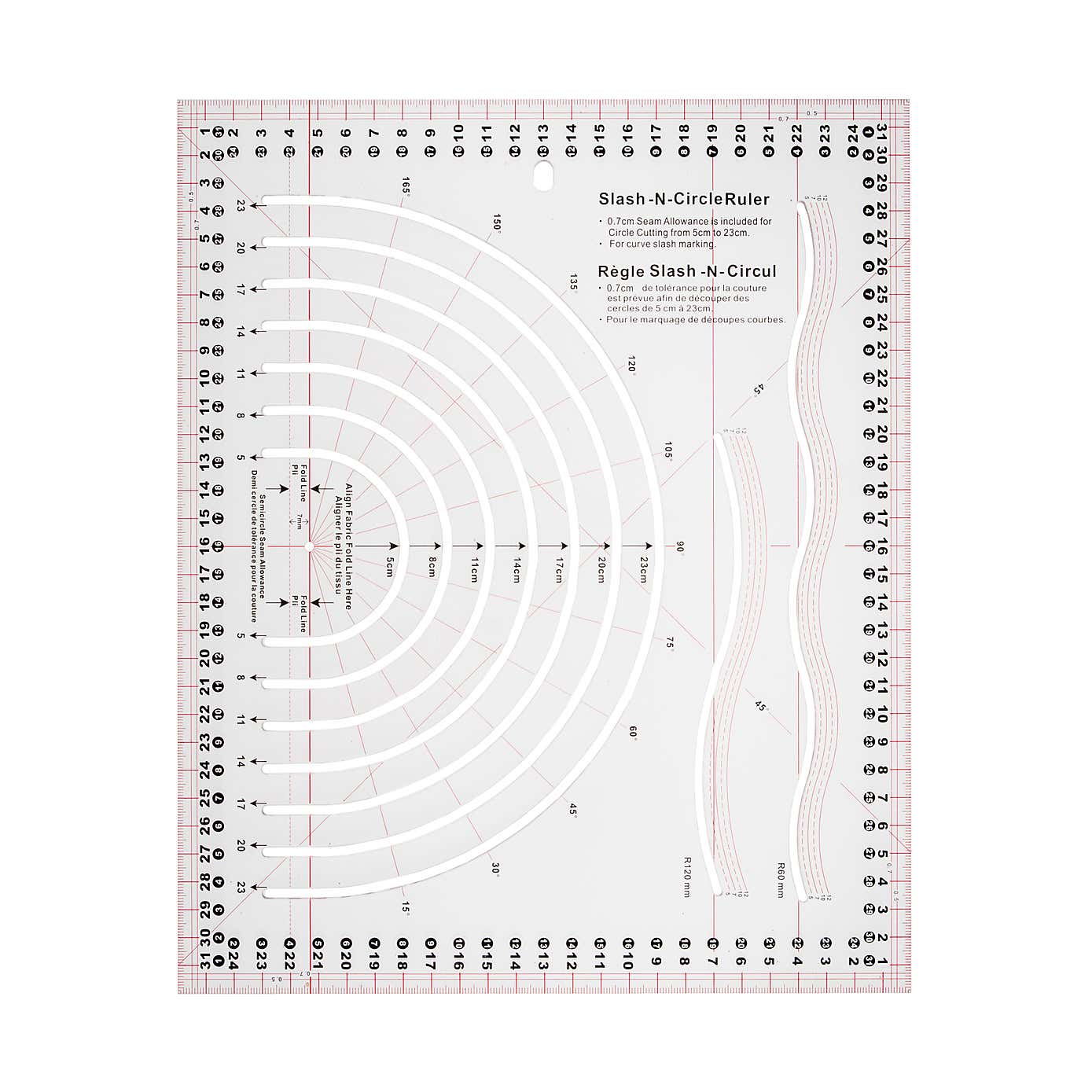 Rule Slash n Circle 31cm x 26cm