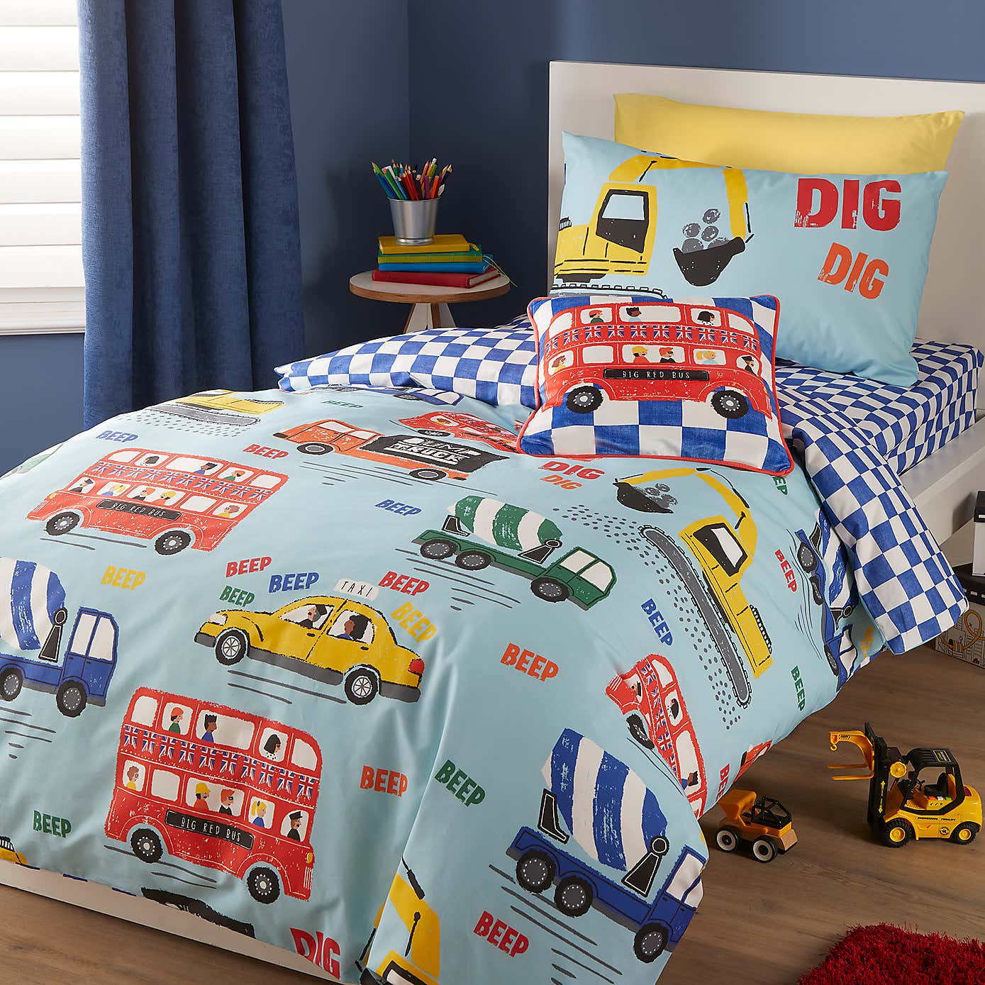 On the Move Single Duvet Cover & Pillowcase Set