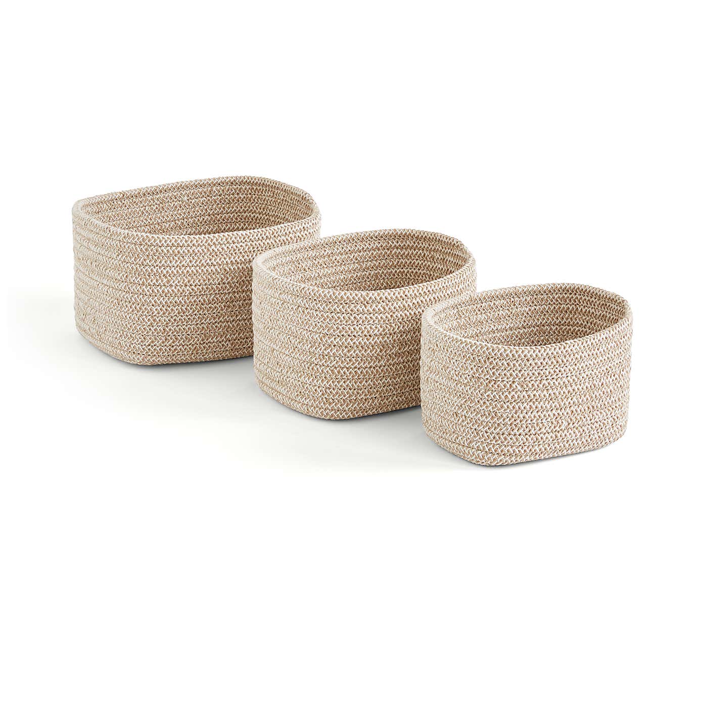 Jupiter Set of 3 Woven Fabric Baskets