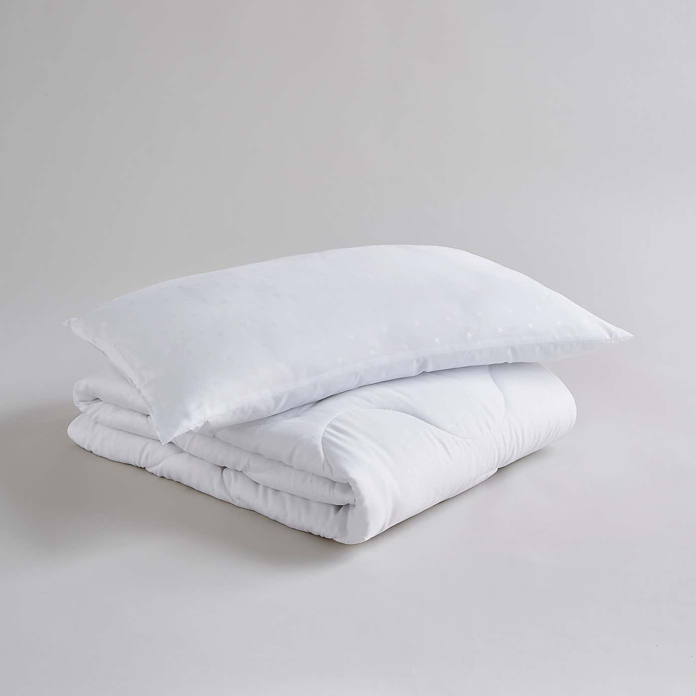 Fogarty Little Sleepers 4 Tog Soft Touch Cot Bed Duvet and Pillow Set