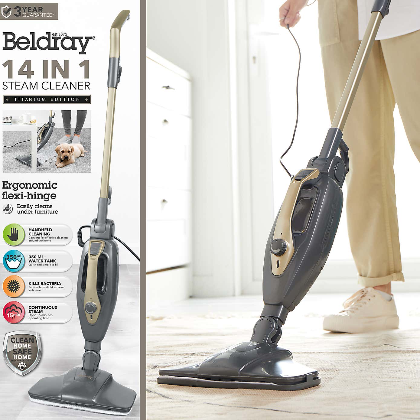 Beldray 14 in 1 Steam Cleaner