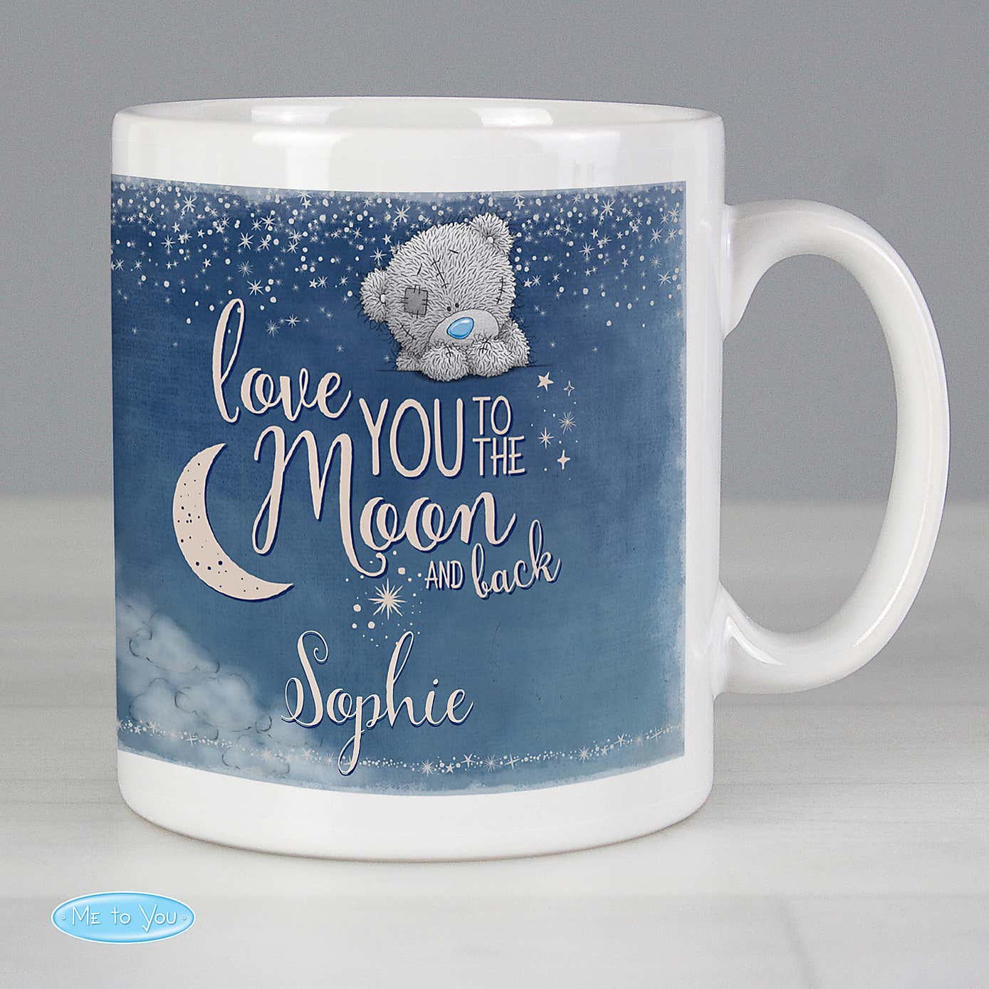 Personalised Me to You Love You to the Moon and Back Mug