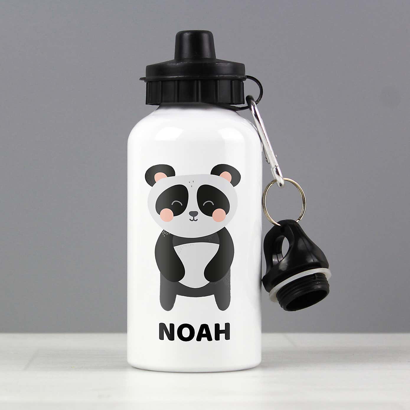 Personalised Panda Metal Drinks Bottle