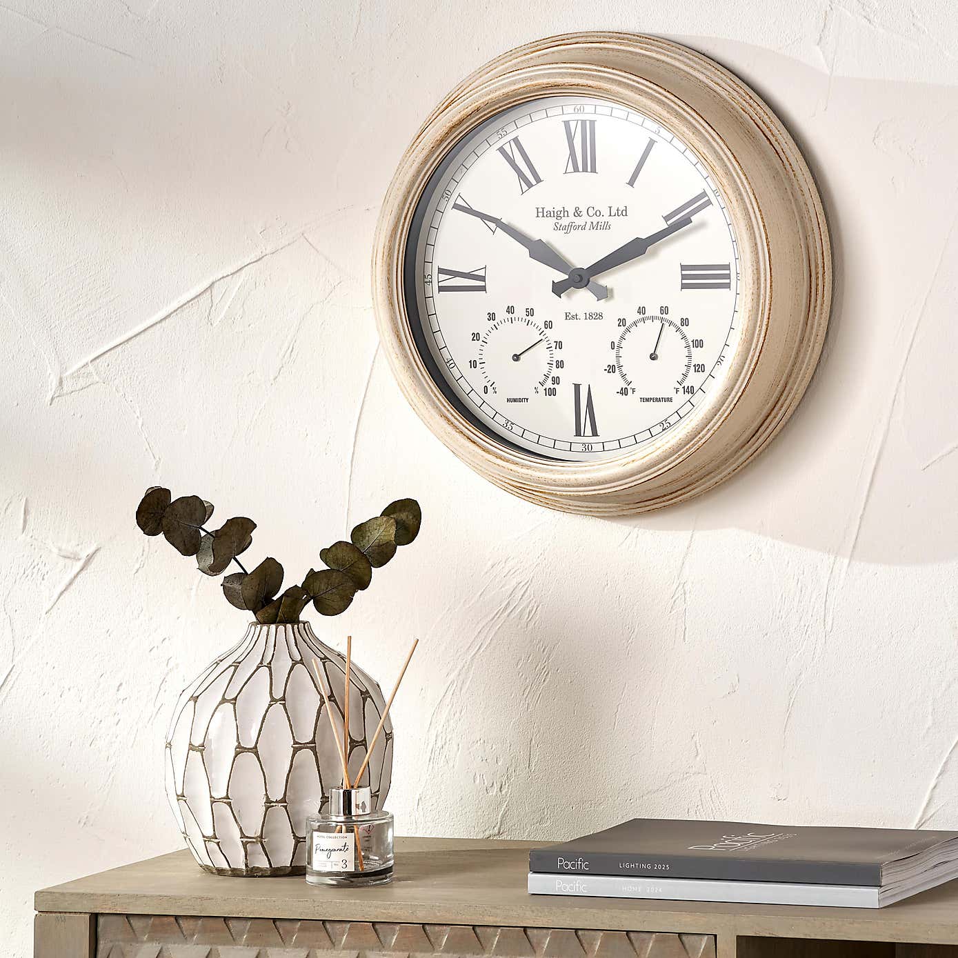 Retro Gauge Indoor Outdoor Wall Clock