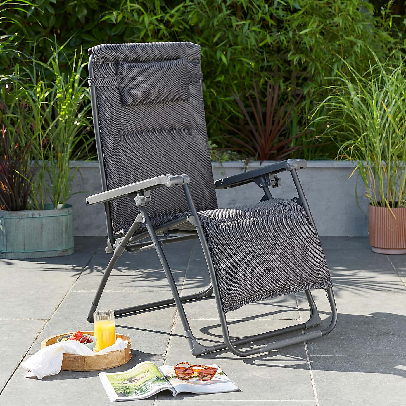 Amsterdam Charcoal Lounger