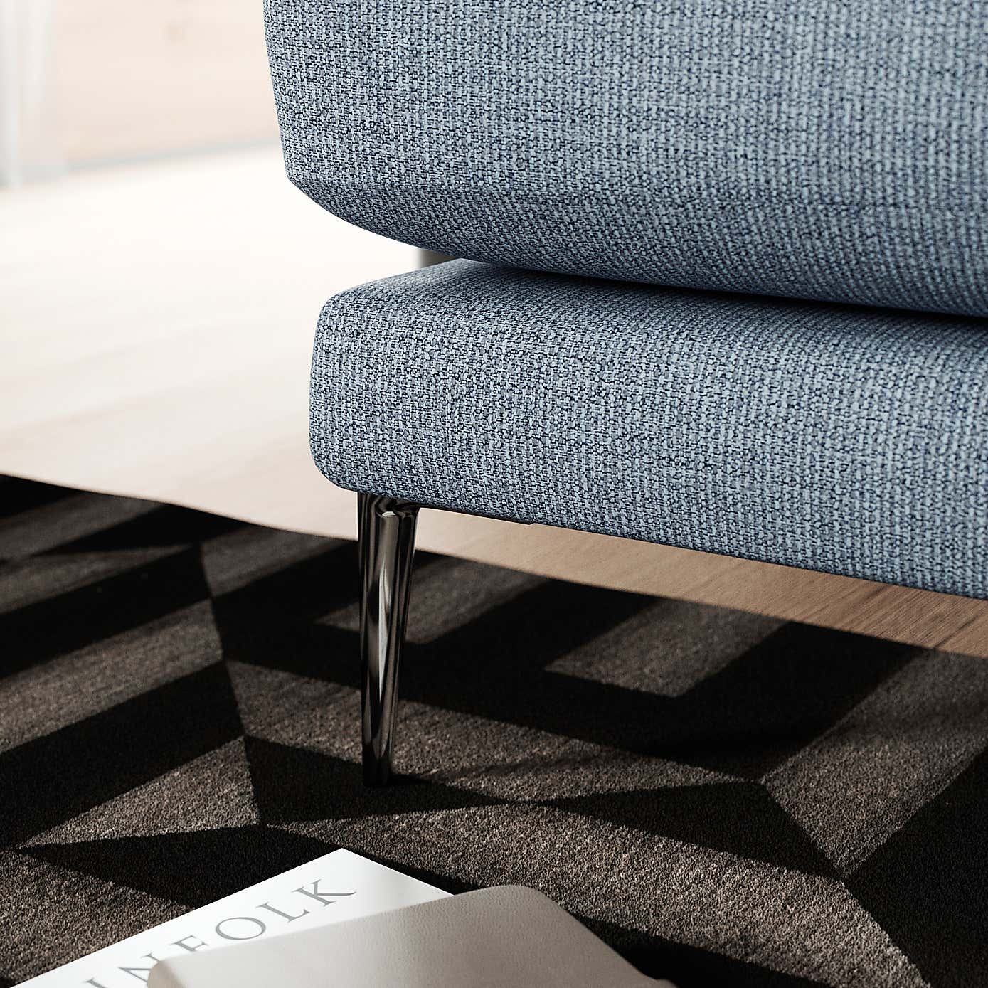 Lawson Chunky Tonal Weave Snuggle Chair