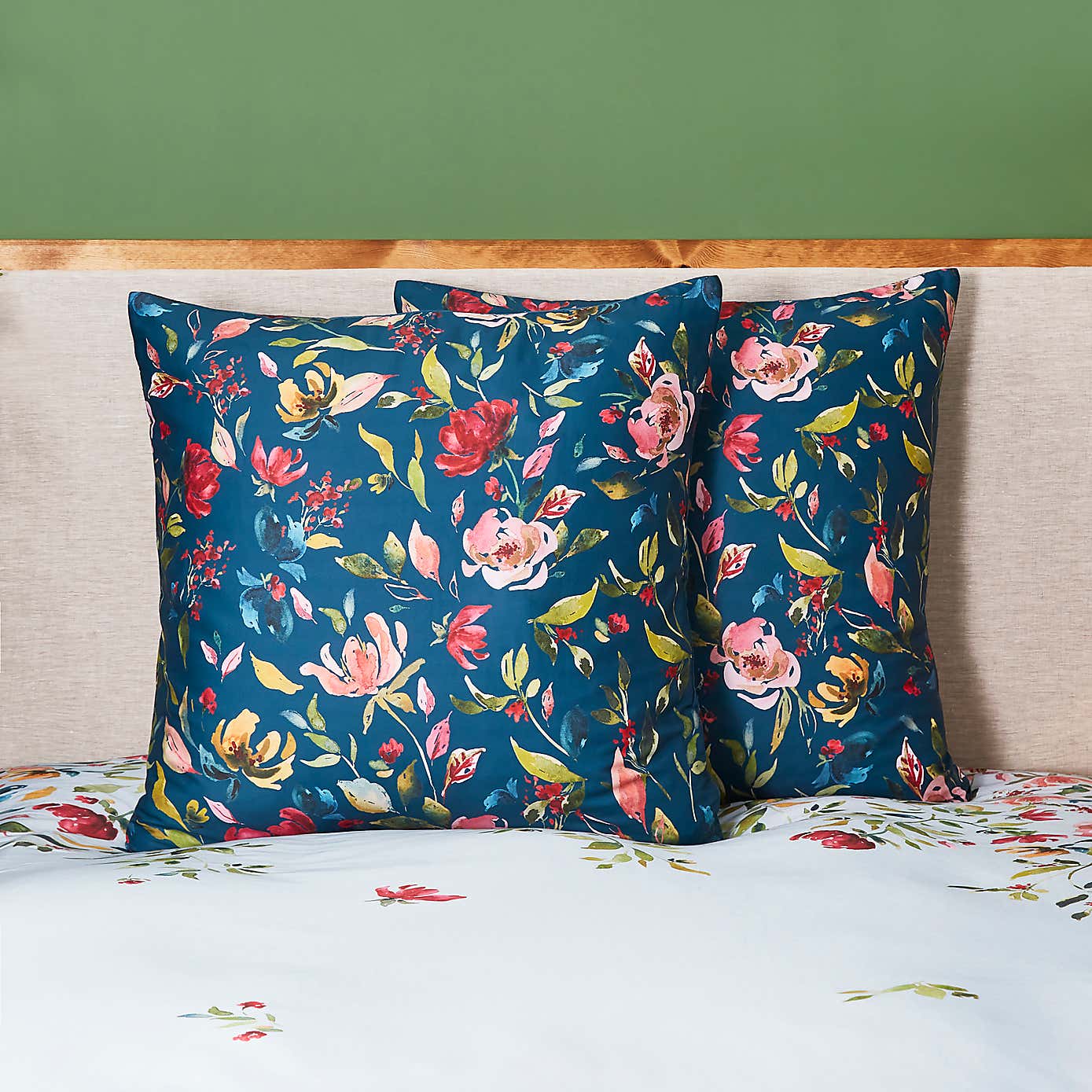 Dorma Modern Romance Vintage Blue Pillowsham