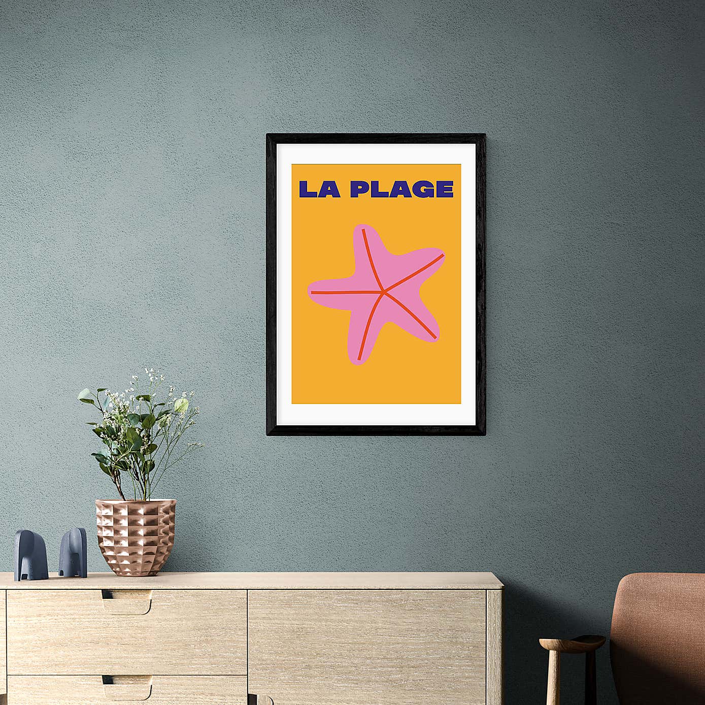 East End Prints La Plage Print by Inoui