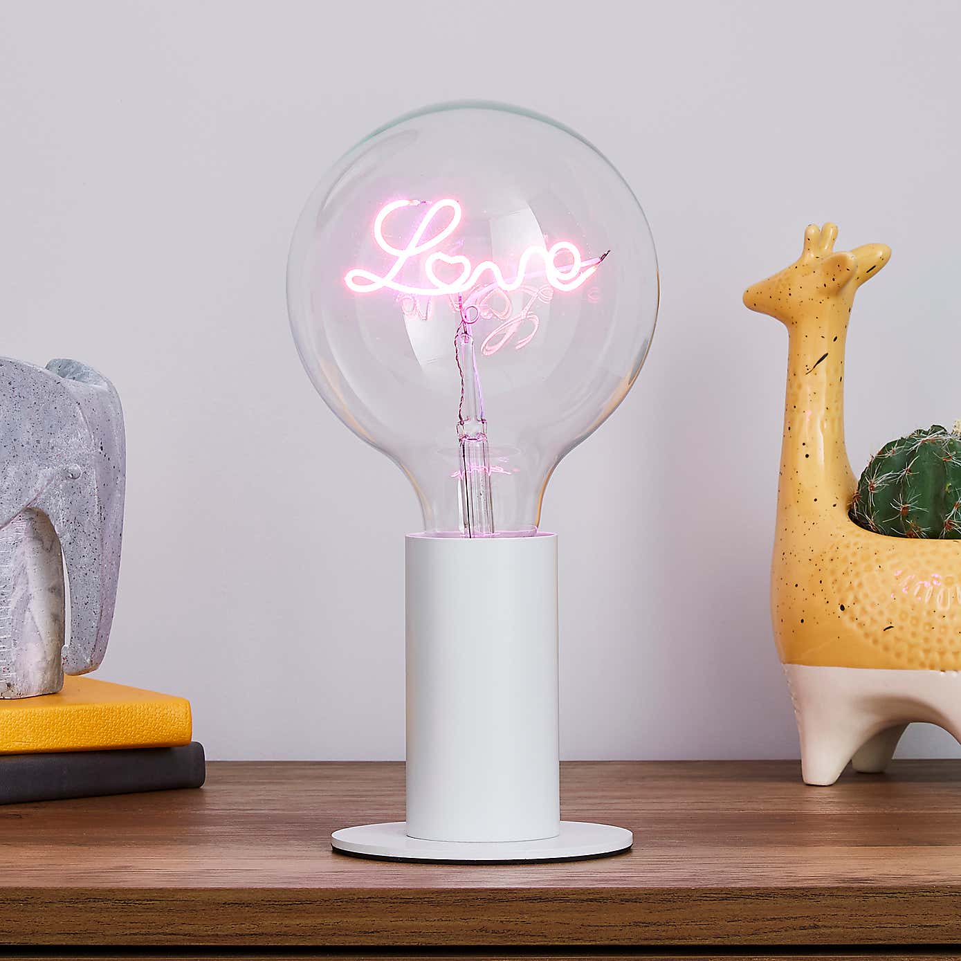 Eban White Table Lamp