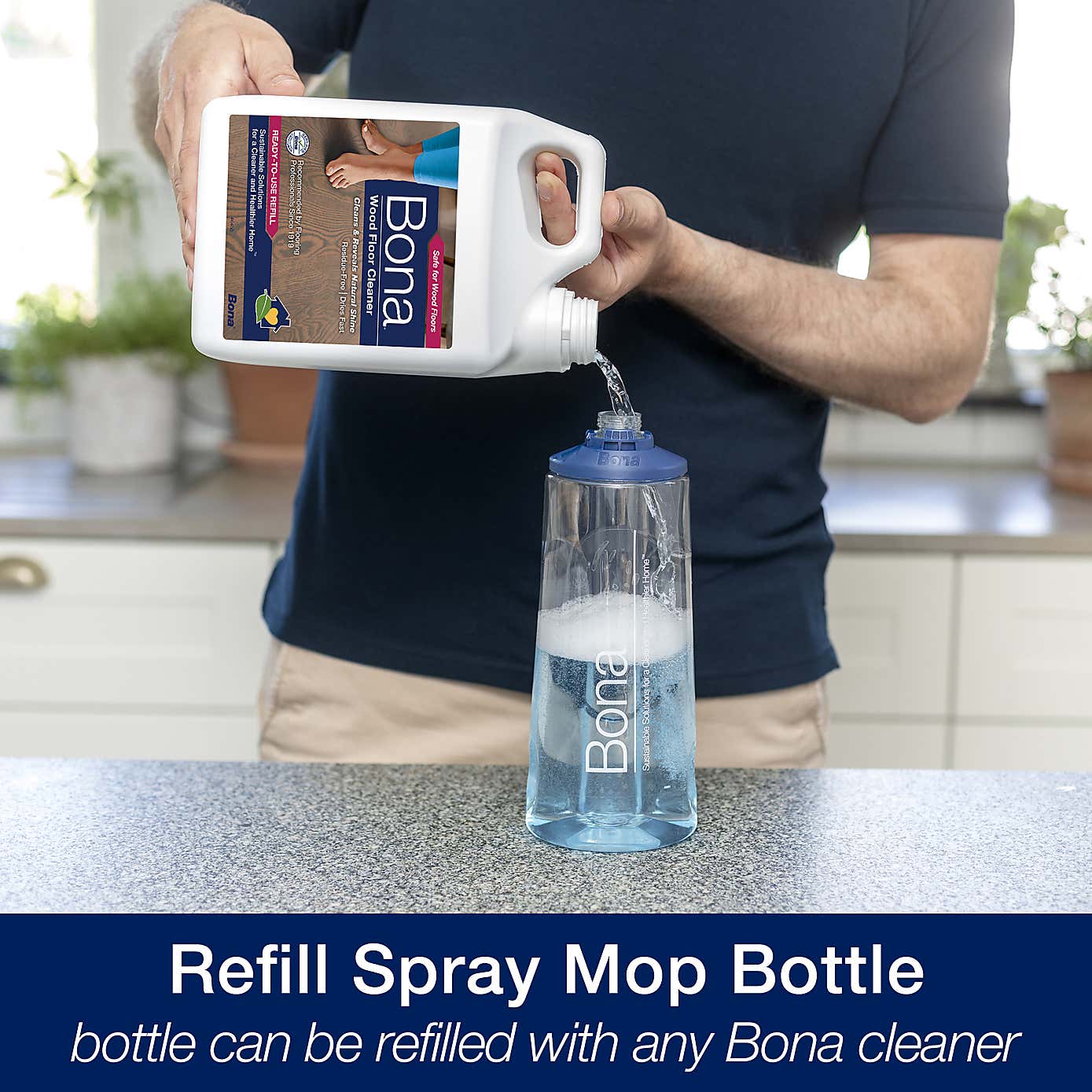 Bona Wood Floor Cleaner 4L Refill