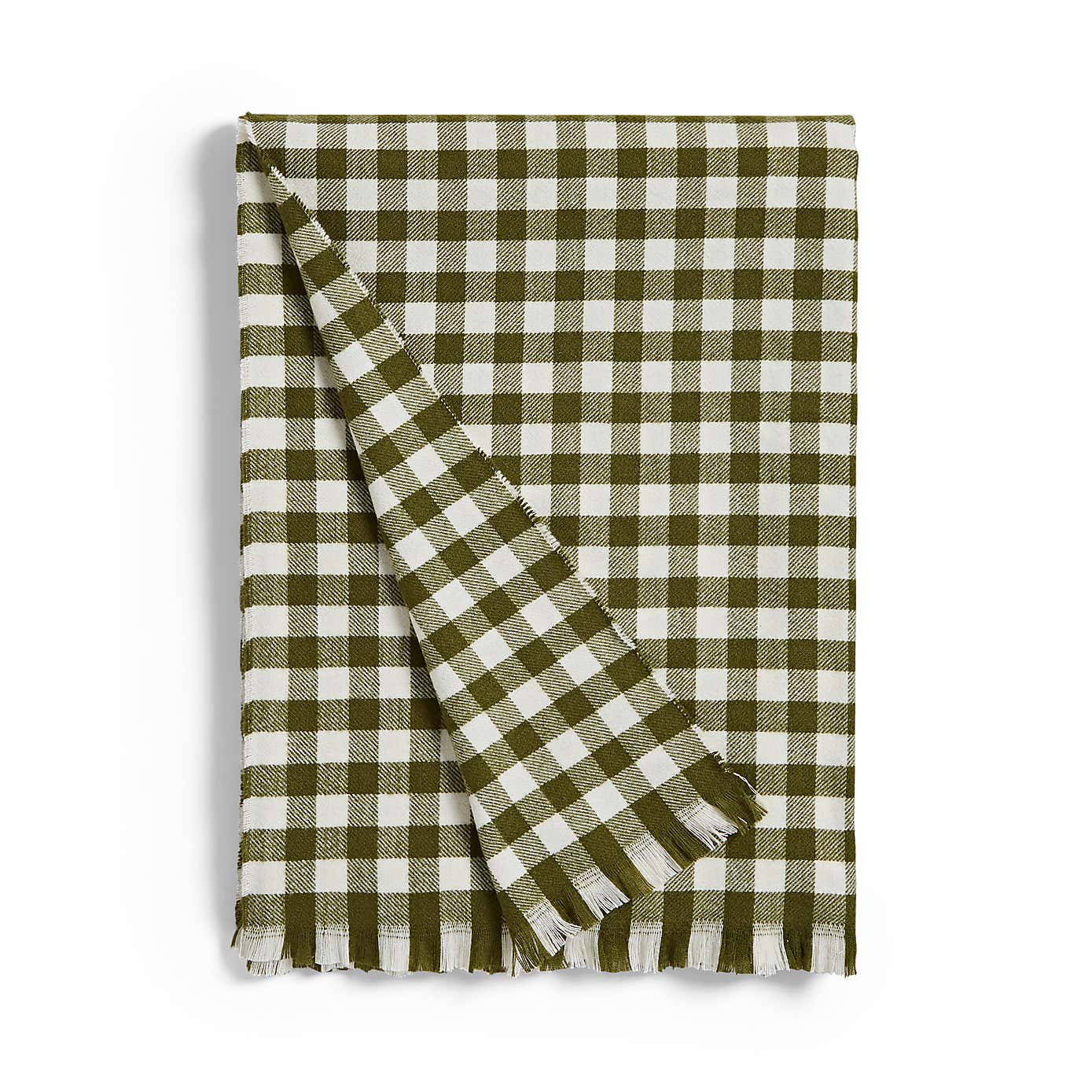 Portloe Gingham Throw