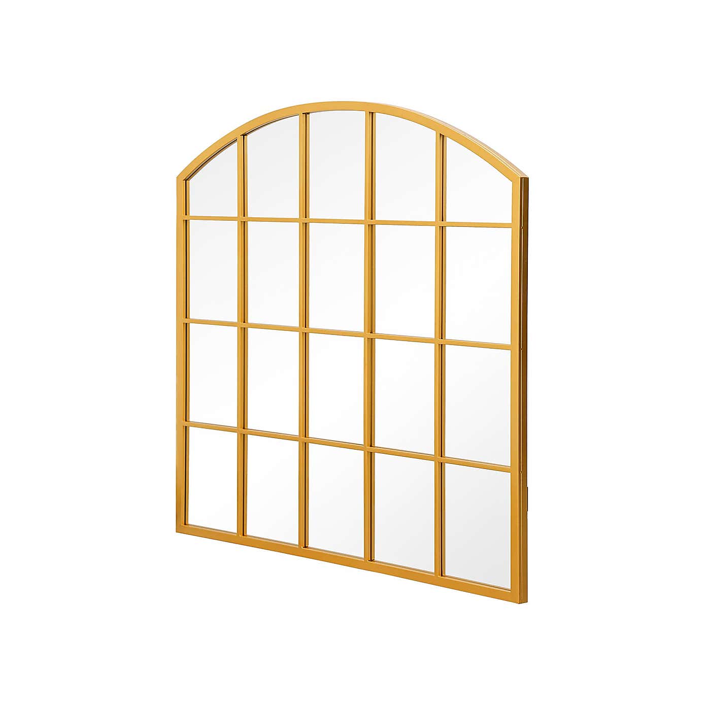 Arcus Arched Window Wide Indoor Outdoor Wall Mirror