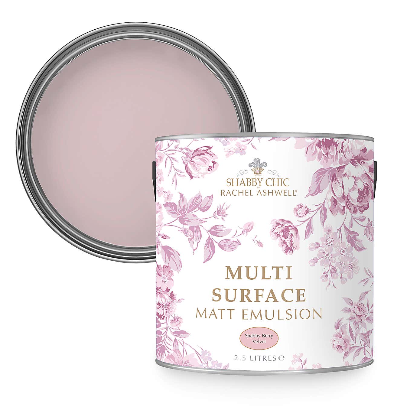 Rachel Ashwell Shabby Chic Berry Velvet Matt Emulsion Multi Surface Paint