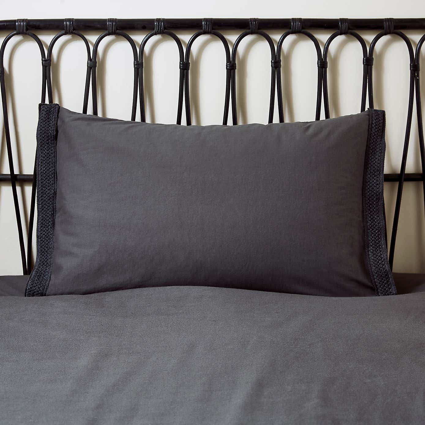 Ludlow Washed Cotton Duvet Cover and Pillowcase Set