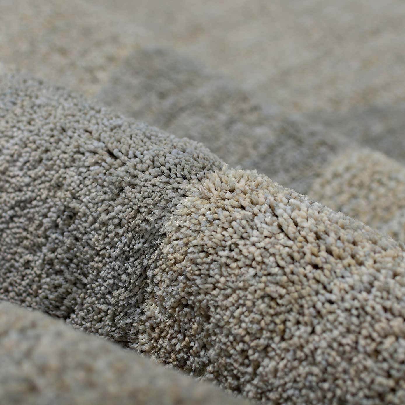 Wave Abstract Carved Rug