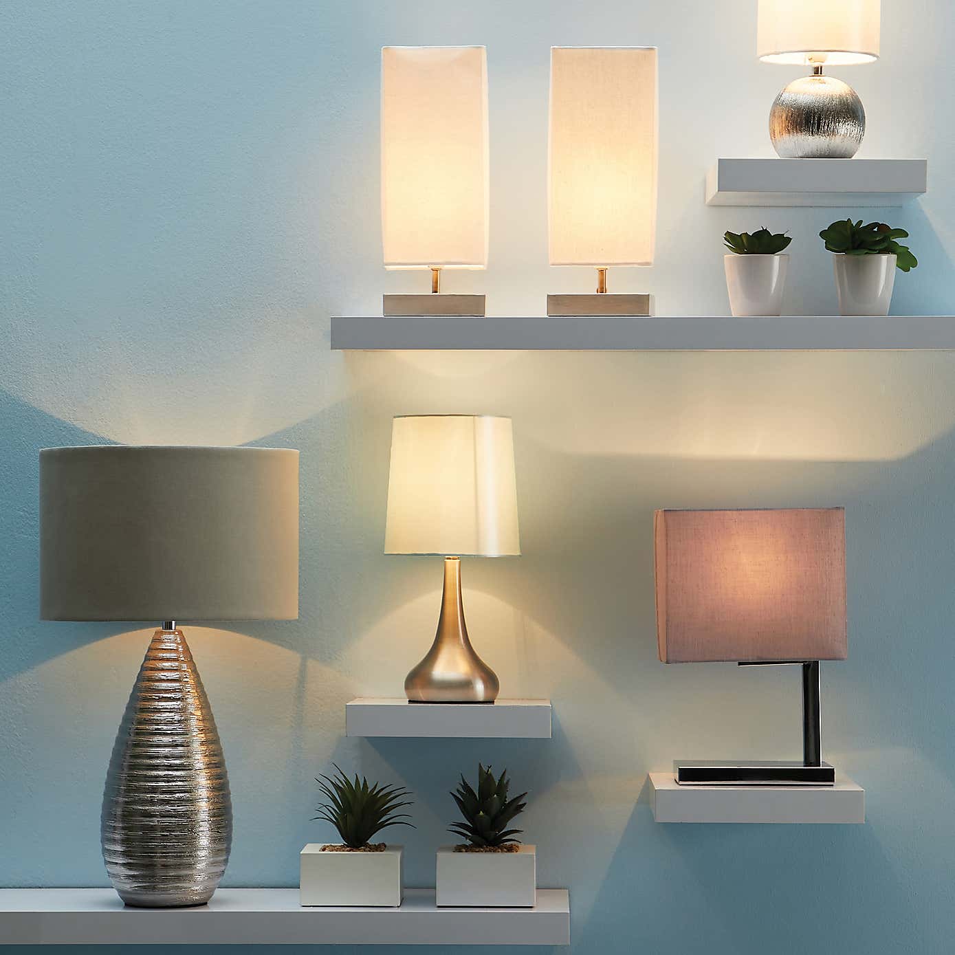 Adana Mini Ceramic IvoryTouch Dimmable Lamp