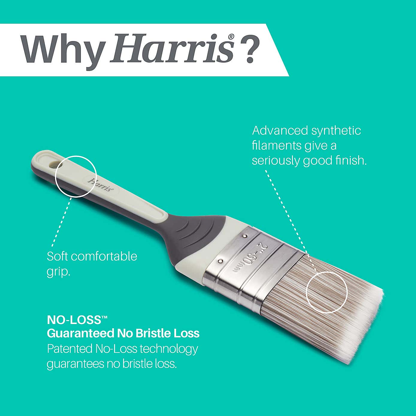 Seriously Good Walls & Ceiling Angled Brush 2"/50mm