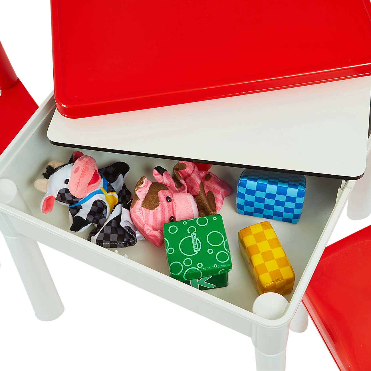 Liberty House Kids 6 In 1 Activity Table And Two Chairs Set