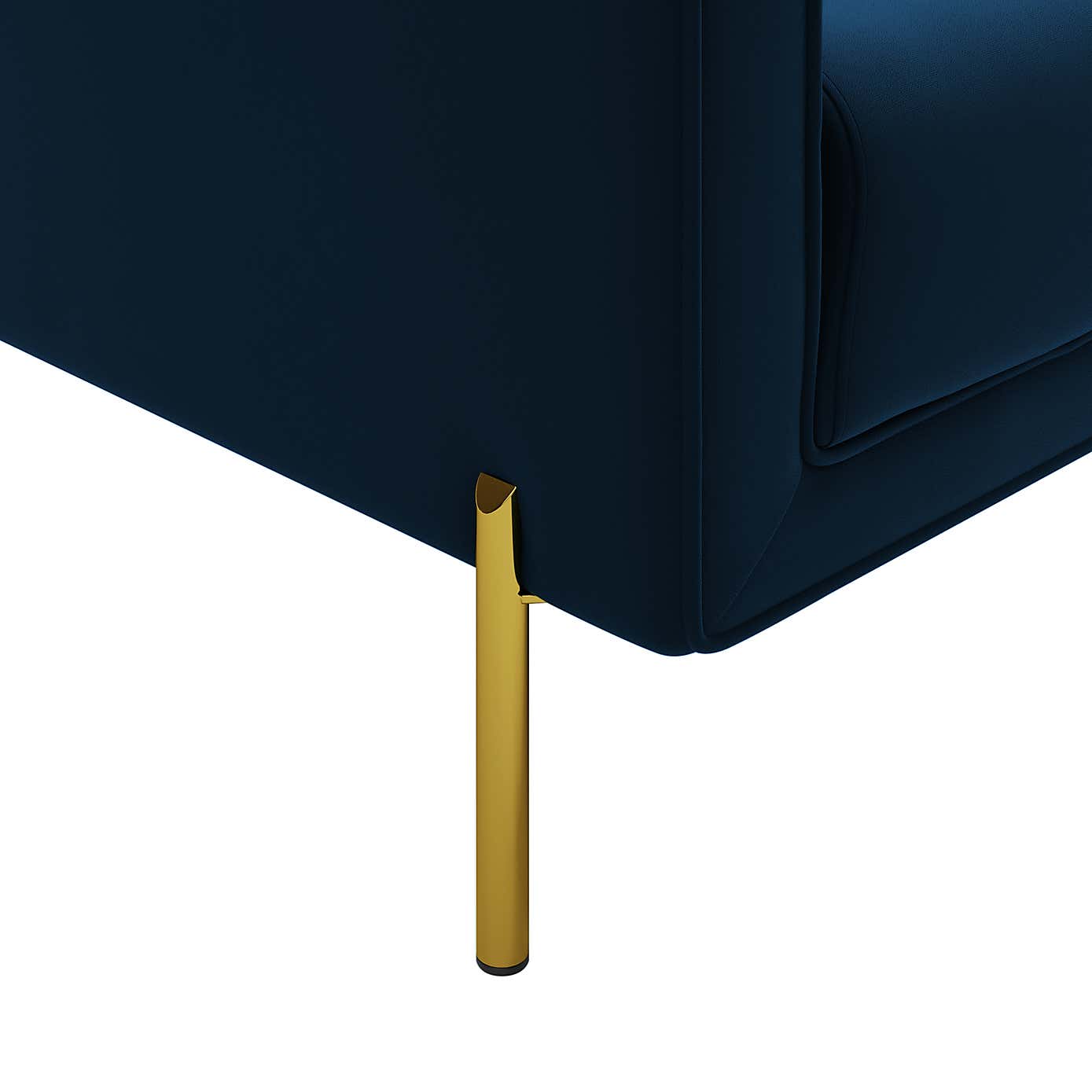 Bellamy Velvet 3 Seater Sofa - Grey