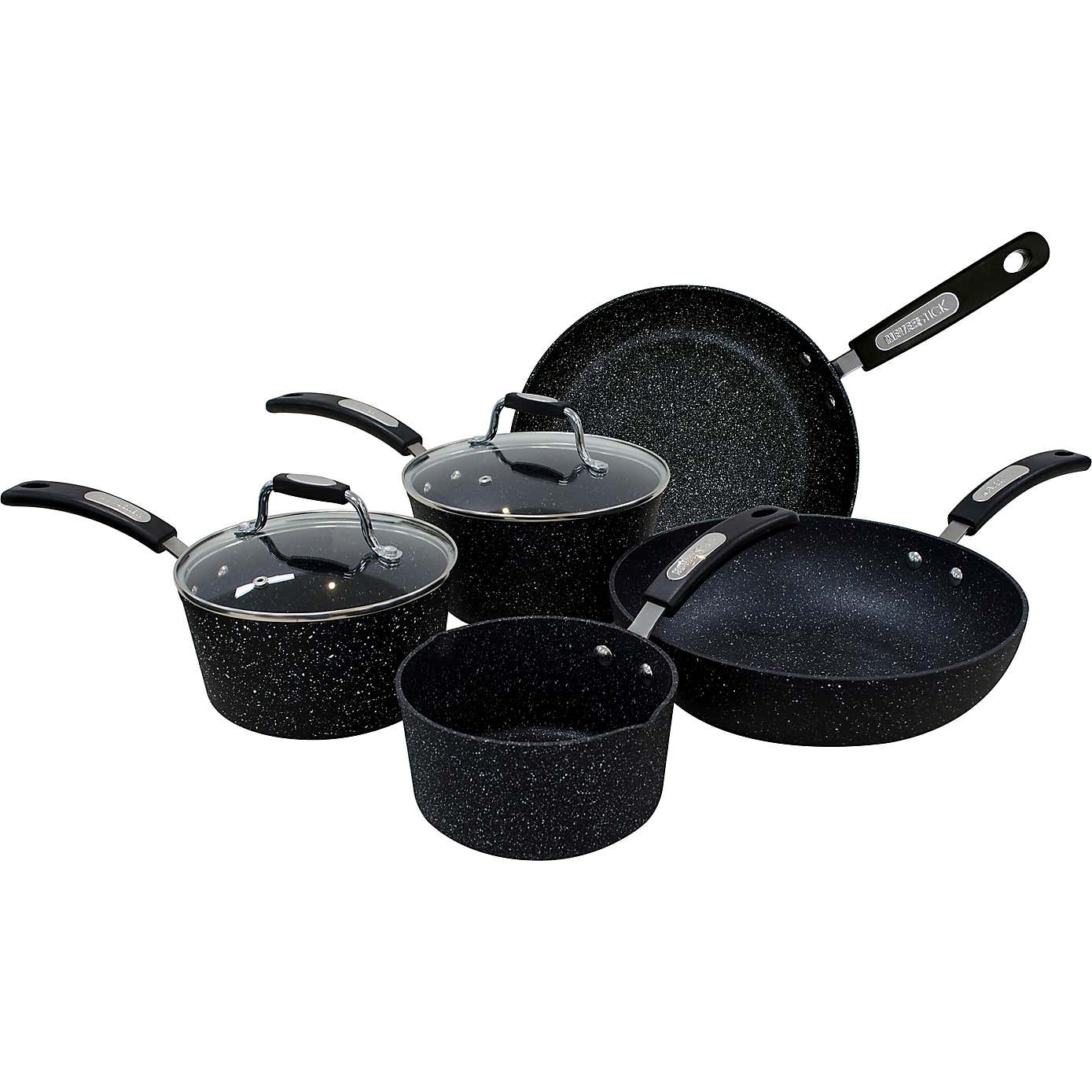 Scoville Neverstick Non-stick Aluminum 5 Piece Pan Set