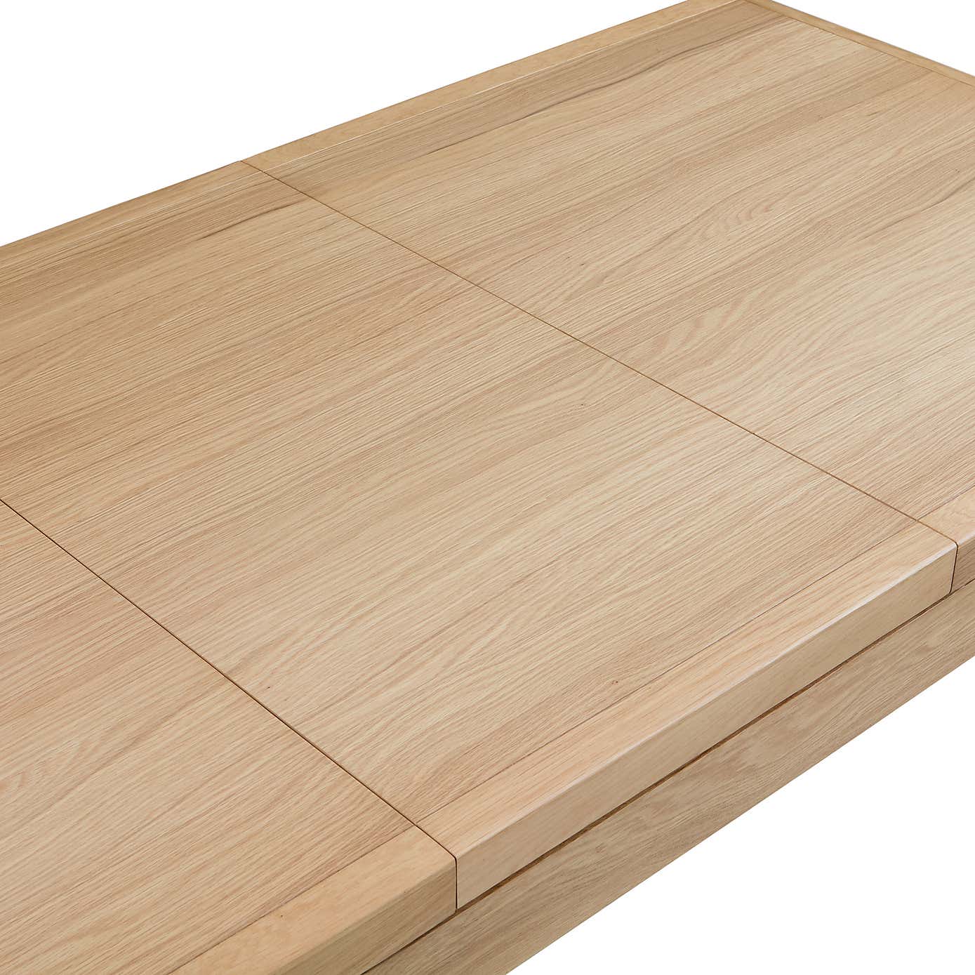 Curve Round Extendable Dining Table with 6 Chairs, Solid Oak