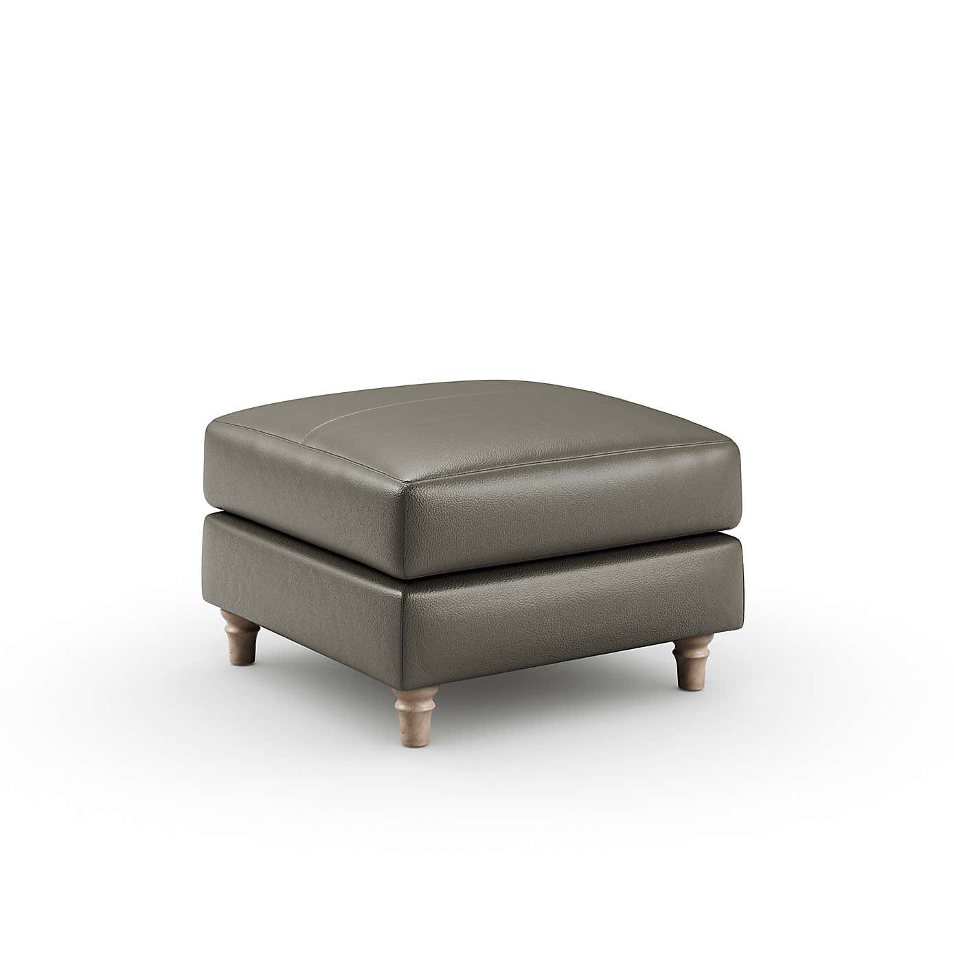 Flori Classic Leather Footstool