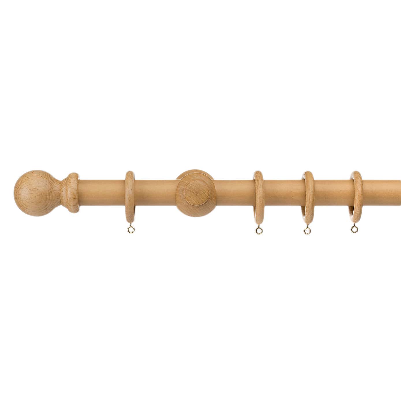 Universal 35mm Wooden Curtain Pole
