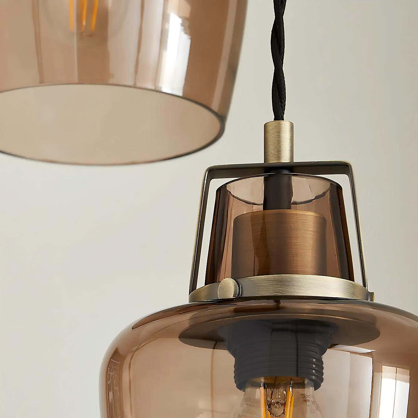 Auburn Industrial 3 Light Adjustable Cluster Ceiling Light