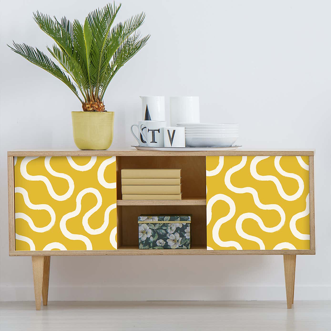 Elements Wigley Self Adhesive Wallpaper