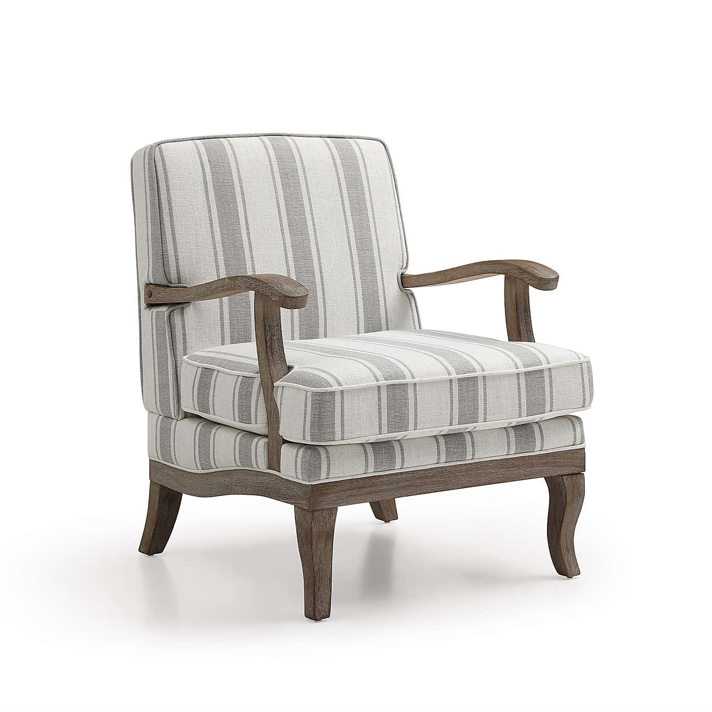 Esme Linen Stripe Chair