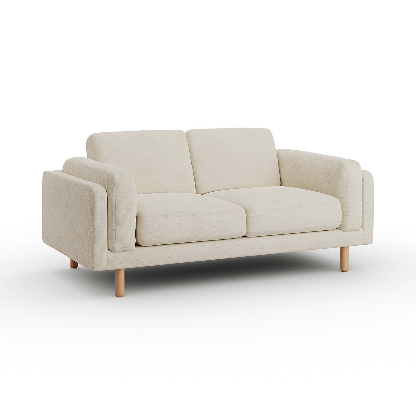 Newton Chunky Tonal Weave 2 Seater Sofa