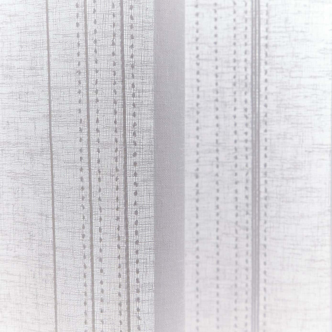 Mia Striped Slot Top Voile Panel