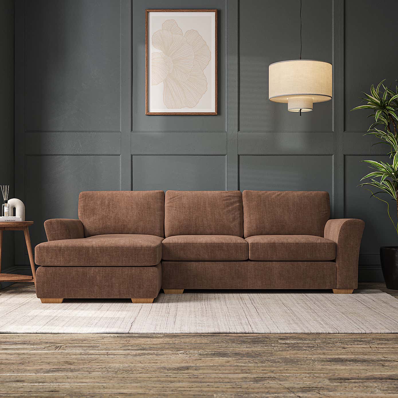 Lena 4 Seater Corner Chaise Sofa
