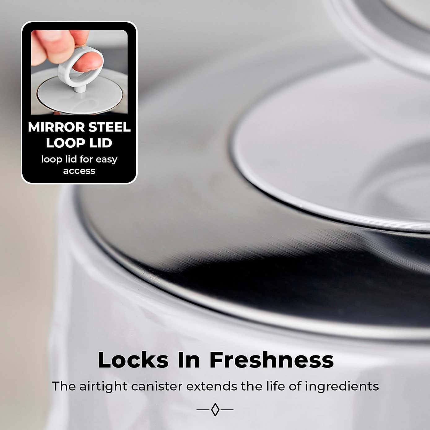 TOWER Solitaire Set of 3 Canisters