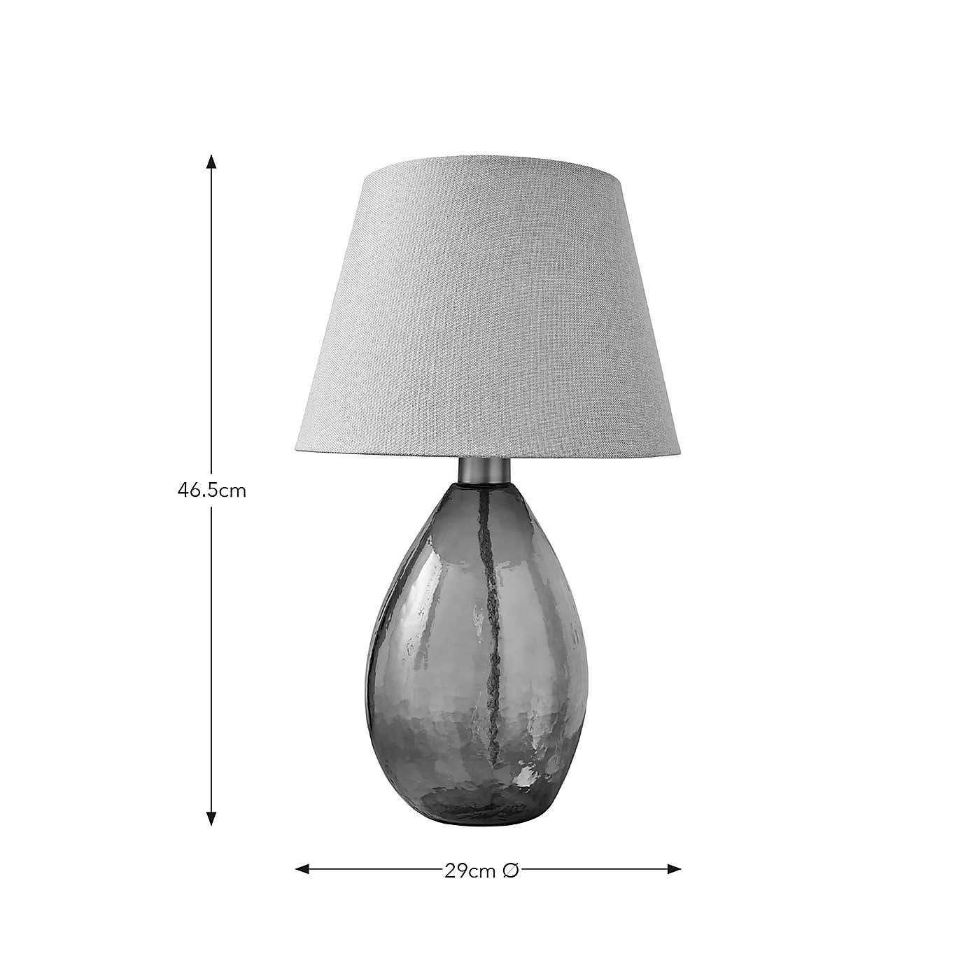 Fentress Recycled Glass Table Lamp, Large
