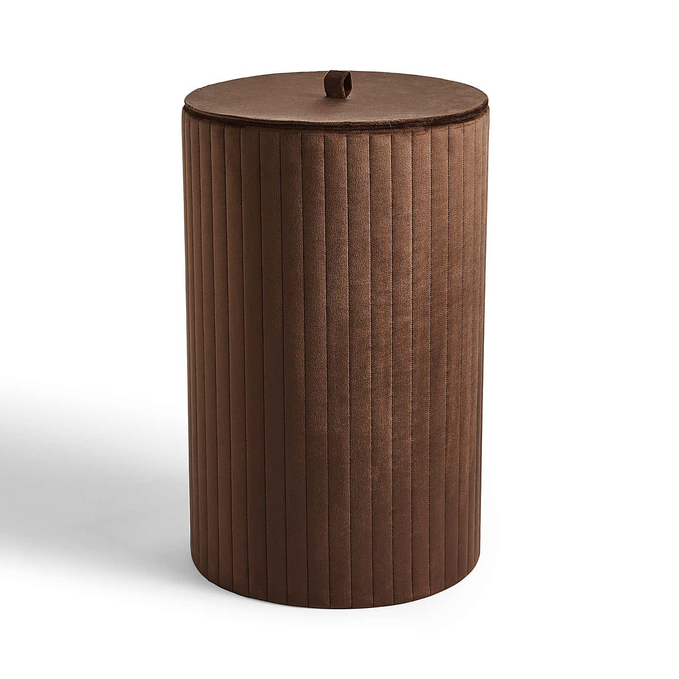 Modern Luxe Ribbed Laundry Basket