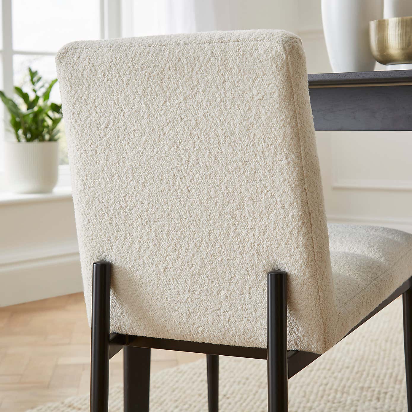 Maddison Dining Chair, Boucle