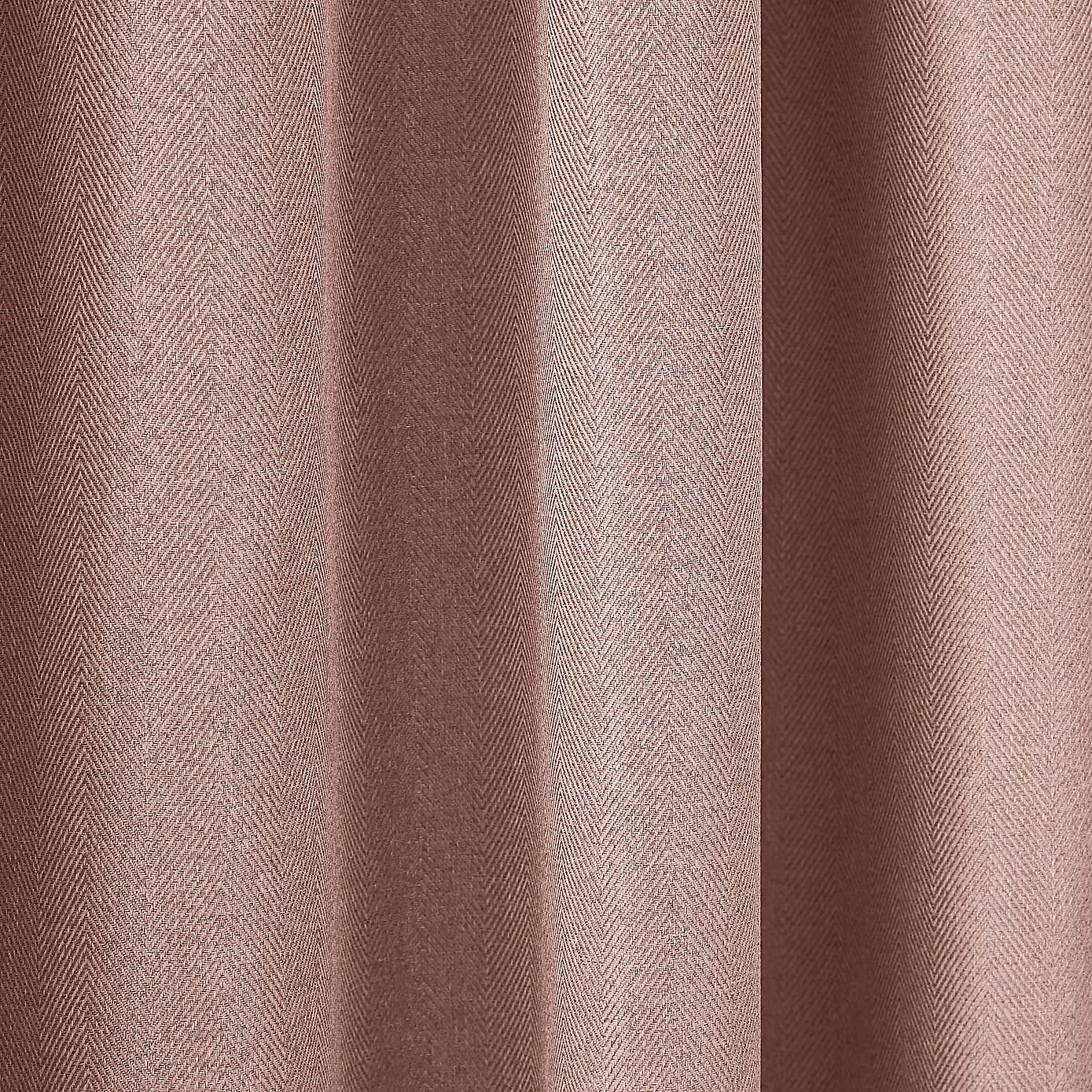 Rotterdam Herringbone Blackout Pencil Pleat Curtains