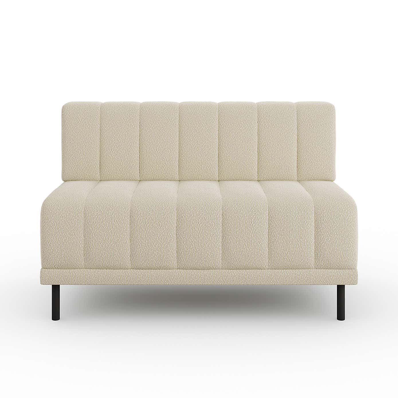 Amali Long Dining Bench, Boucle