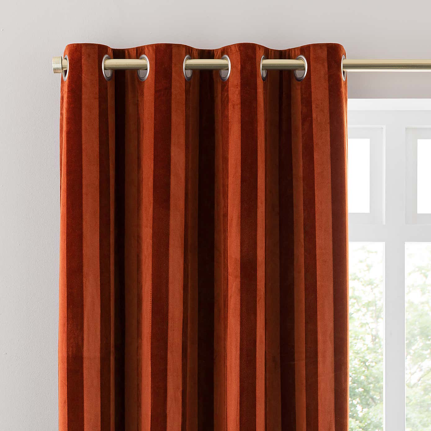 Milford Stripe Eyelet Curtains