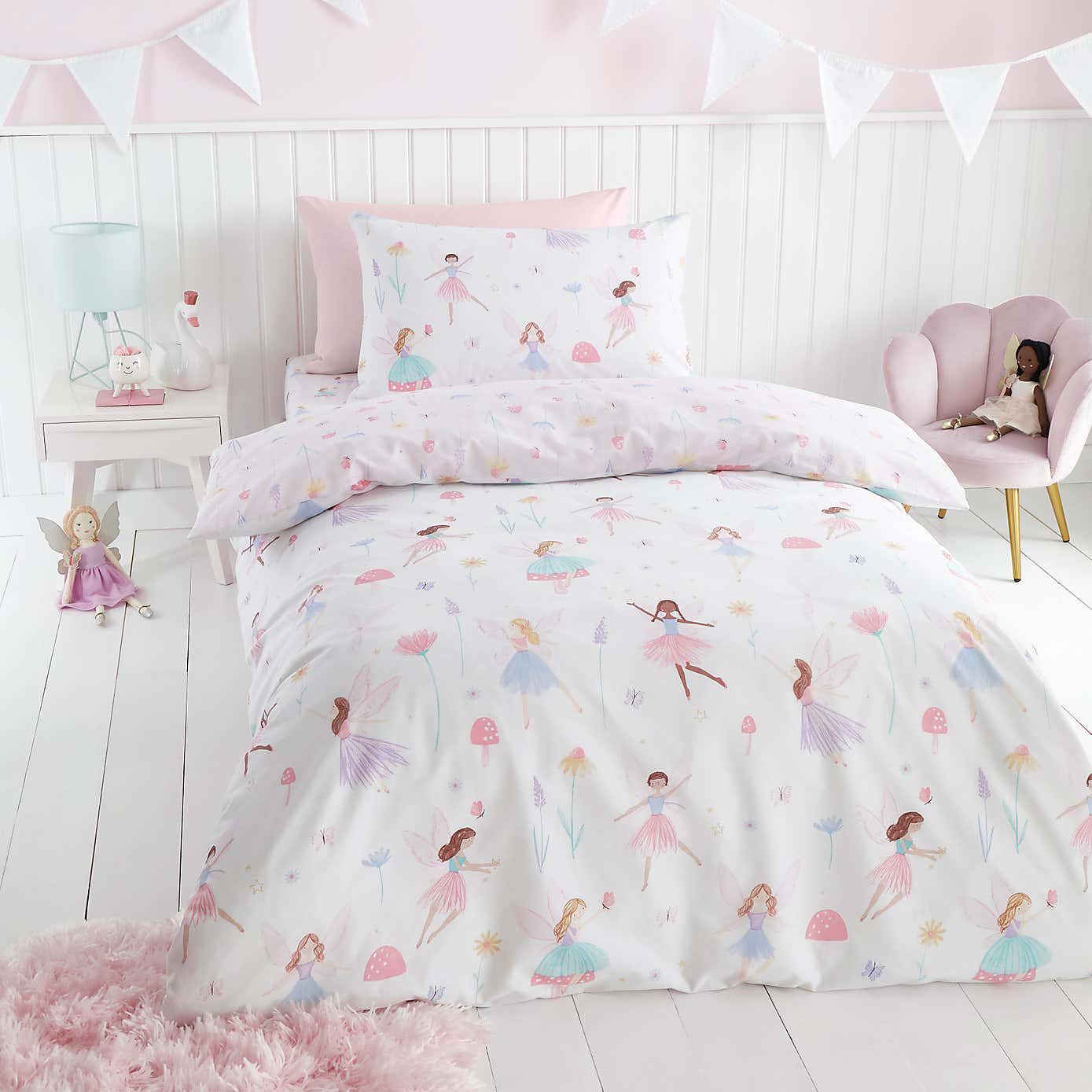 Meadow Fairies Duvet Cover and Pillowcase Set