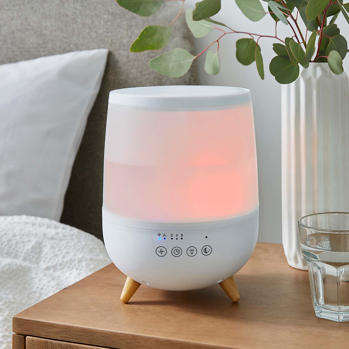 Humidifier Nightlight with Seven Colours