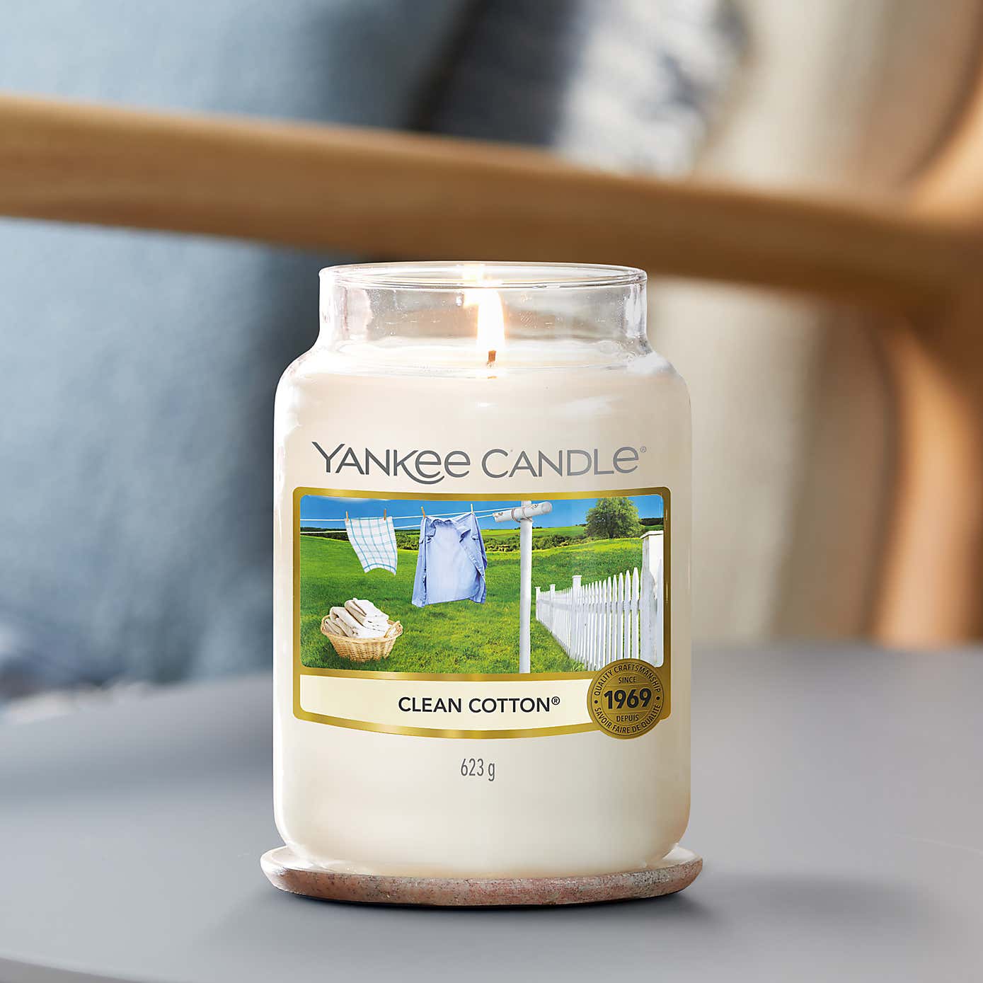 Yankee Candle Clean Cotton Original Large Jar Candle