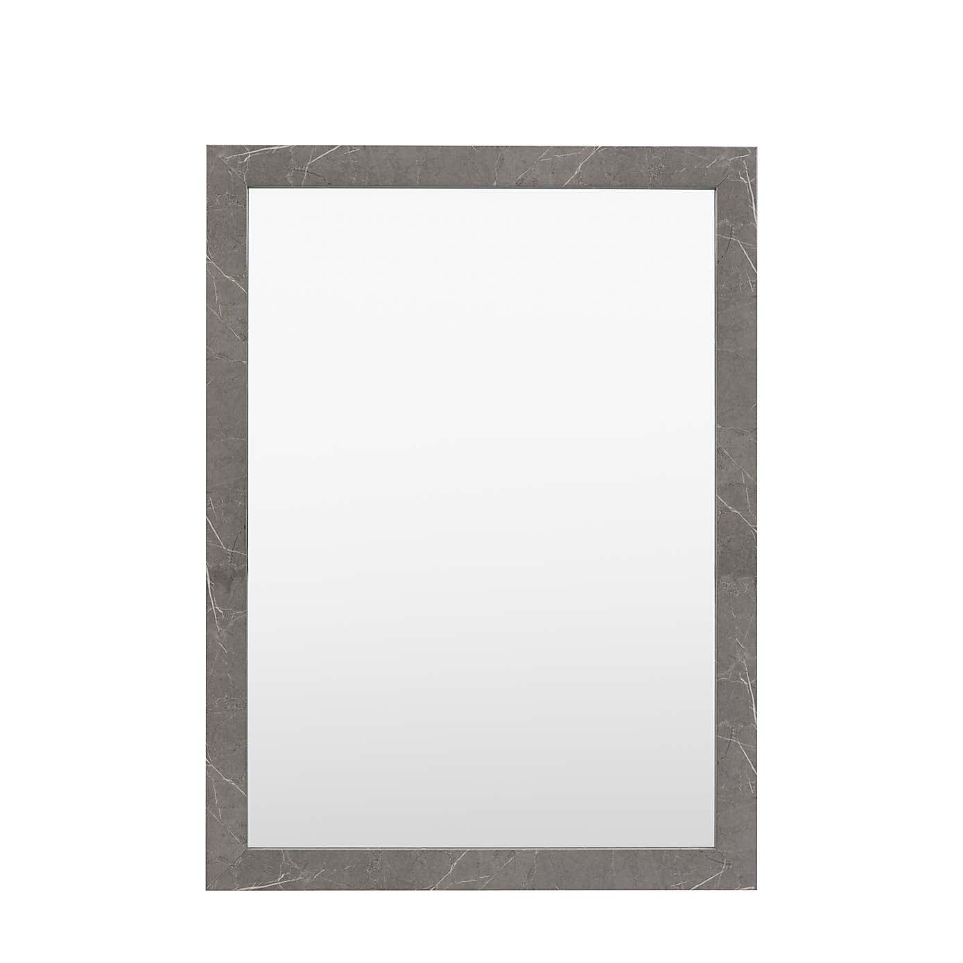 Alora Marbled Rectangle Wall Mirror